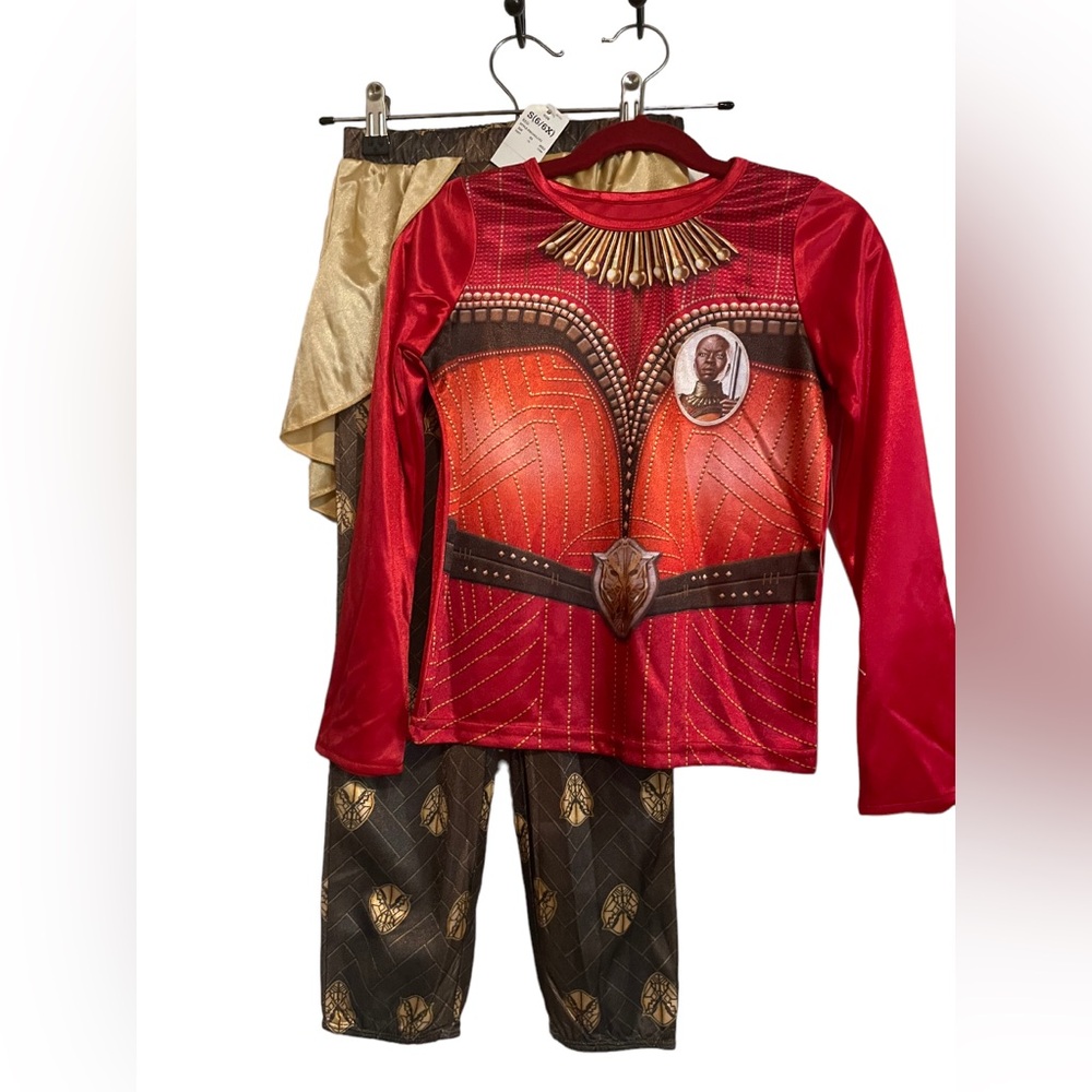 NWT Marvel Girls Wakanda Forever Black Panther Okoye 2pc Costume - Size XS (4/5) - Picture 2 of 9
